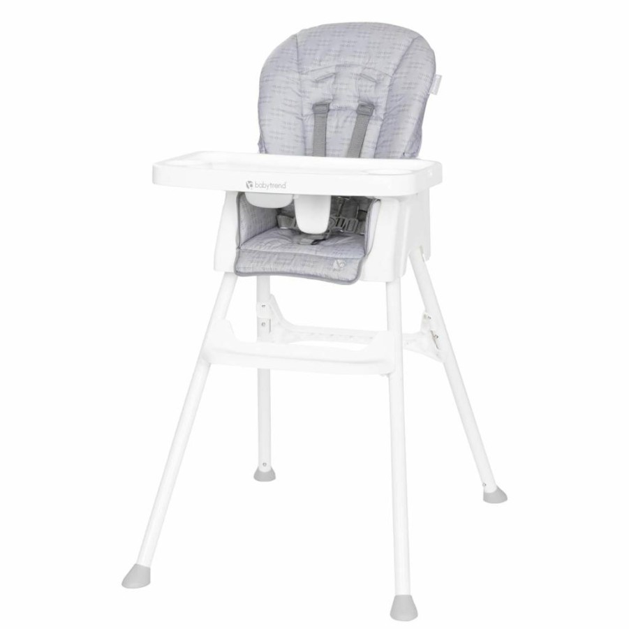Baby Trend 4-in-1 Convertible High Chair to Toddler Chair - Adjustable Retro Grey Baby Dining Seat